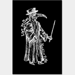 Plague Doctor (White) Posters and Art